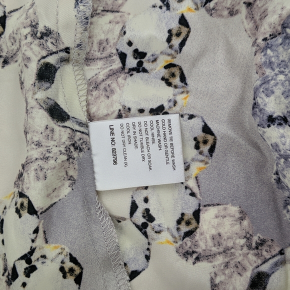 Peter Alexander Dressing Gown Robe Size Small Purple Abstract Pattern Belt - Picture 9 of 9